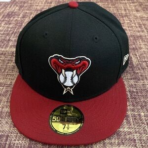 Arizona Diamondbacks Black and Red New Era Baseball Cap 7 5/8
